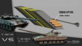T-90A VS -T64BM Bulat | Armour Piercing Simulation