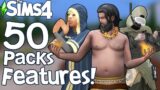 The Sims 4: 50 PACKS FEATURES You Might Not Know!