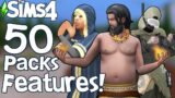 The Sims 4: 50 PACKS FEATURES You Might Not Know!