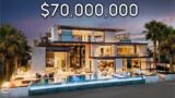 Touring a $70,000,000 Dubai Billionaire Mansion With an UNDERWATER GARAGE!