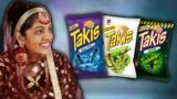 Villagers Try Takis for the First Time: Zombie, Blue Heat, and Guacamole Flavors Reaction!