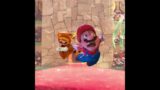 When Mario and Tanooki Mario Fight #mario #supermariobros #tanookimario