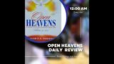 open heavens today 24 April, 2024