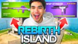 using the MOST BROKEN Rebirth island Meta in HISTORY