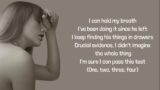 Taylor Swift – I Can Do It With a Broken Heart lyrics