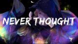 NEVER THOUGHT (That I Could Love) | KARAOKE VERSION with lyrics  | 25 MIN