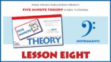 5 Minute Theory Video Tutorial: LESSON EIGHT (Bass Clef Instruments)