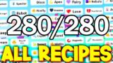 AURA CRAFT ALL 280 RECIPES! (FREE AURAS + VIP AURAS) ROBLOX
