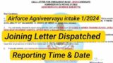 Airforce Agniveer Joining Letter | Report Time | All Important Information | #agniveer #iaf