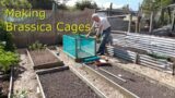 Alan's Allotment #41 Making brassica cages, planting Winter crops in the no dig beds