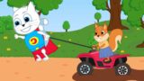 Bridie Squirrel in English – Superhero to the Rescue Cartoon for Kids