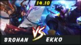 Brohan – Yone vs Ekko MID Patch 14.10 – Yone Gameplay