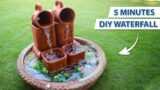 Build a Stunning Terracotta Waterfall at Home: Transform Your Outdoor Space