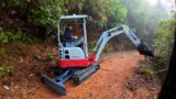 Buying a new Mini Excavator / Maintaining Forest Roads – Takeuchi TB217R