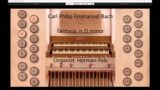 C.P.E. Bach Fantasia in D minor (Sonarte organ Hauptwerk Giubiasco, Obervellach, CembaloMietke)