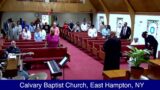 Calvary Baptist Sunday Morning  Worship Service