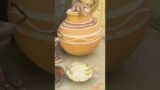 Decoration clay pot || Making clay pot || #pottery #short #viral #yt #terracotta #art