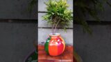 Diy matka painting/How to paint a terracotta pot/ home decor idea #short