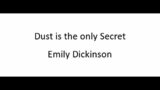 Dust is the only Secret – Emily Dickinson
