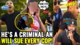 Entitled Young Boyfriend Thinks He Can Bully His Way Out Of Arrest Crying Police Brutality