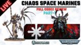 FULL CSM CODEX REVIEW LIVE! PT 1 | Competitive Leviathan | Warhammer 40k 10th Edition battle report
