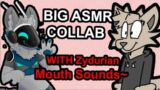 FURRY ASMR COLLAB | 500 subscribers! Mouth sounds, kisses, good boy~ ft. @zydurianASMR