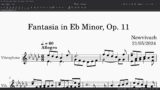 Fantasia in Eb Minor, Op. 11
