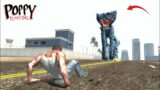 Franklin Fight Huggy Wuggy in Indian Bike Driving 3D