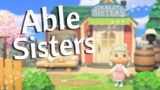GRANDMA CORE SPRING CORE ISLAND | ACNH SEWING AT ABLE SISTERS BUILD | ANIMAL CROSSING NEW HORIZONS
