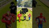 GTA V: Superman to the Rescue! Spidey, Hulk & Iron Man vs. Little Venom Team! #gta5 [Short]