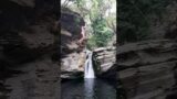 Gerolimni waterfall in Andros island, Greece