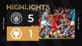 Haaland scores four as City hit five | Manchester City 5-1 Wolves | Highlights