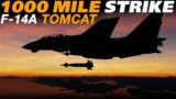 Heart-Pounding 1000 Mile Airstrike in the DCS World F-14A Tomcat!