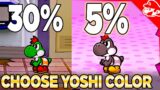 How to CHOOSE Your Yoshi Color in Paper Mario: The Thousand-Year Door