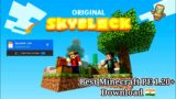 How to Download Sky Block in Minecraft PE 1.20+