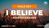 I Believe – Fantasia (Male Key – Piano Karaoke)