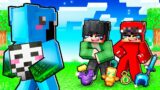 I Pretended to be a NOOB in Minecraft Build Challenge Then used //PASTE