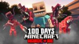 I Survived 100 Days in an Evolved Parasite Outbreak in Hardcore Minecraft