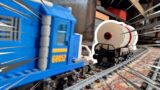 LEGO Runaway Tank Car Train Crash