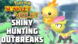 LIVE! SHINY HUNTING MASS OUTBREAKS IN POKEMON SCARLET AND VIOLET!