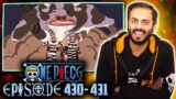 MISTER 3 COME To The RESCUE!!! One Piece Episodes 430 – 431 – Nahid Watches #reaction