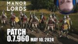 Manor Lords: New patch v0.7.960 (May 10, 2024)