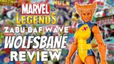 Marvel Legends WOLFSBANE Action Figure Review – ZABU BAF Wave