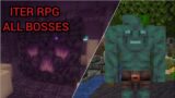 Minecraft Iter RPG All Bosses ( 1.19.2 Mod )