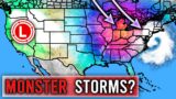 Multiple MONSTER Storms to Disrupt Pattern, MEGA Snowstorms Possible With Severe Weather Outbreaks?