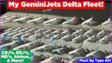 My GeminiJets Delta Air lines Fleet! | Fleet By Type #21