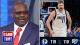 NBA Gametime reacts to Dallas Mavericks beat OKC Thunder 119-110 to tie series; Doncic outplay SGA