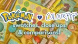 NEW ColourPop x POKEMON Collection! Swatches, Close Ups + Comparisons