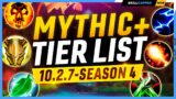 NEW MYTHIC+ TIER LIST for 10.2.7 – DRAGONFLIGHT SEASON 4