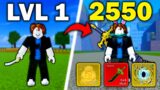 NOOB To PRO But PAY TO WIN In Blox Fruits (FULL MOVIE)